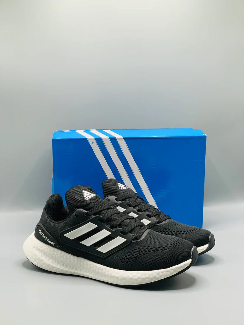 ADIDAS - Ultra boost+ Lightweight Black&White Shoes