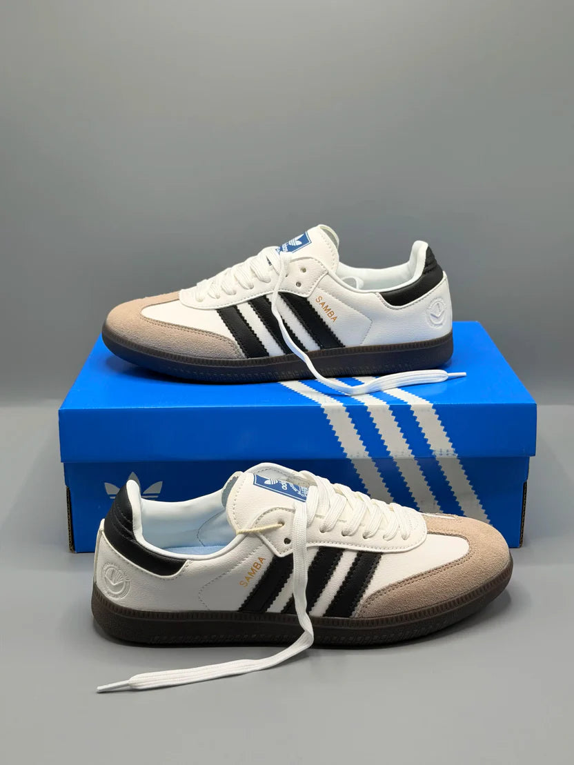 ADIDAS - Samba OG Black & Beige Striped For Men & Women