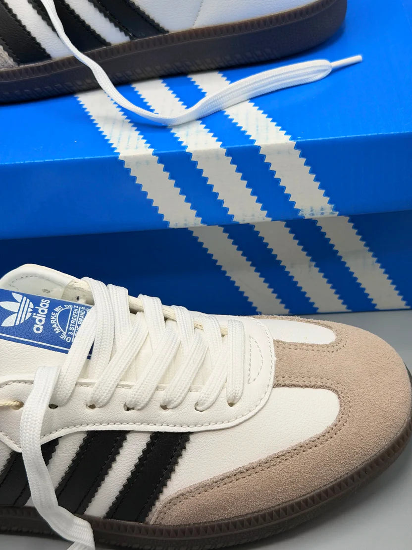 ADIDAS - Samba OG Black & Beige Striped For Men & Women