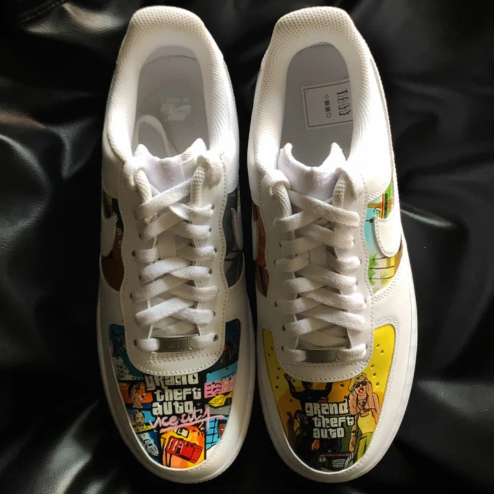 Nike Air Force 1 x Grand Theft Auto GTA