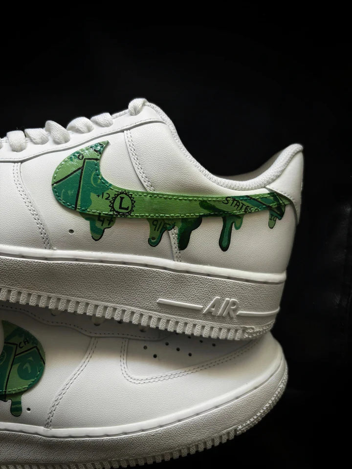 Nike Air Force 1 x Money Themed – alt view