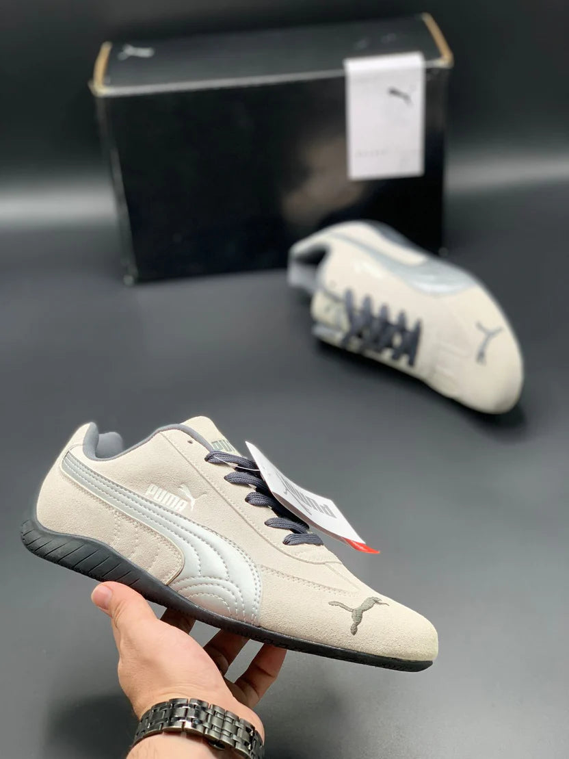 PUMA - Speedcat OG Premium Sneaker White & Silver Most Comfortable