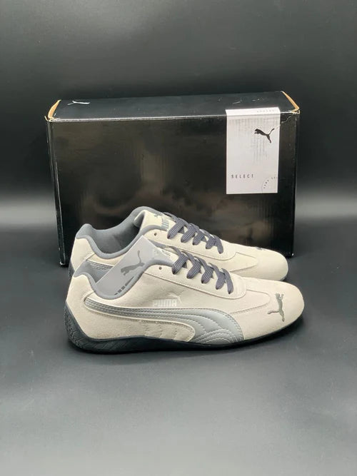 PUMA - Speedcat OG Premium Sneaker White & Silver Most Comfortable