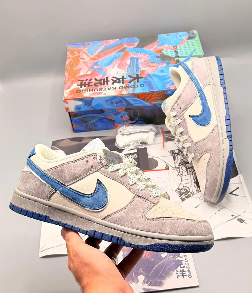 Nike SB Dunk Low Grey/Blue Swoosh – Otomo Katsuhiro Premium Edition