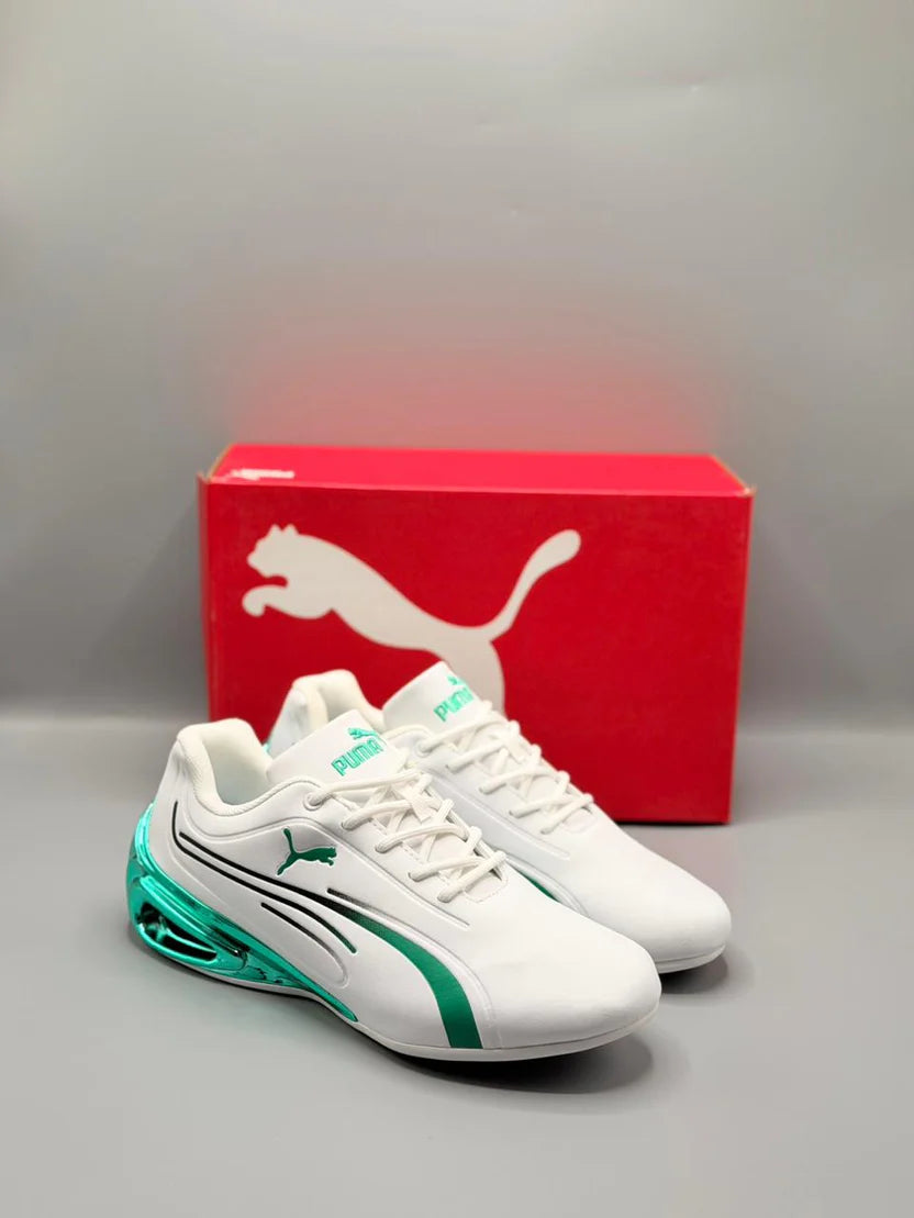 PUMA - Culb Klassica White Green Suede - Premium Edition